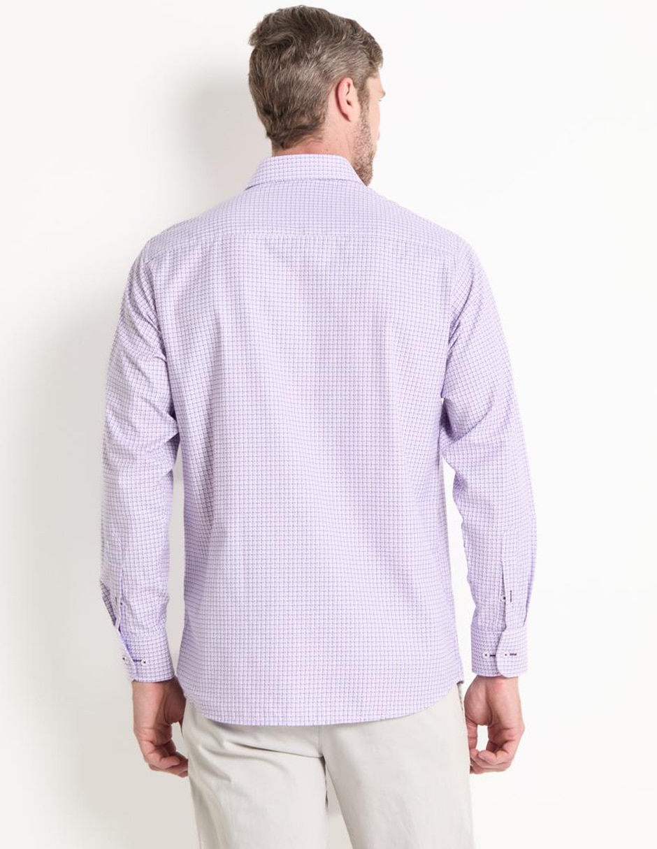 Camisa Business Casual manga larga para hombre 2