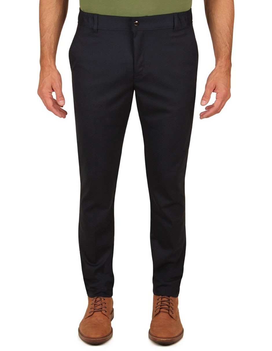 Gabardina Hombre Pantalones Chinos Negro Suburbia Pantalon Negro
