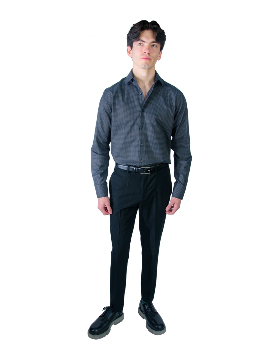 Camisa de vestir manga larga para hombre 3