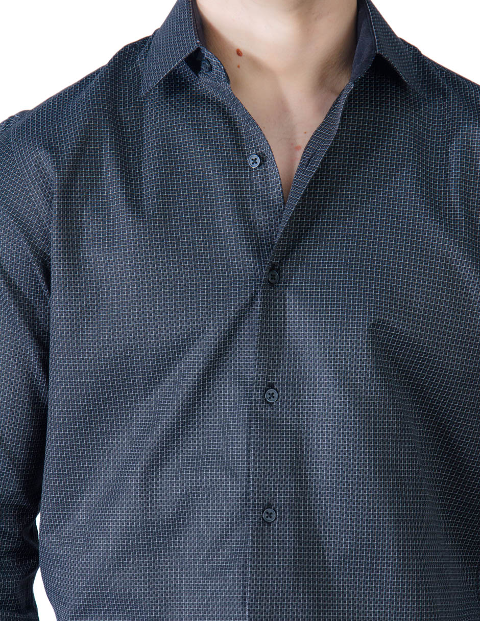 Camisa de vestir manga larga para hombre 4