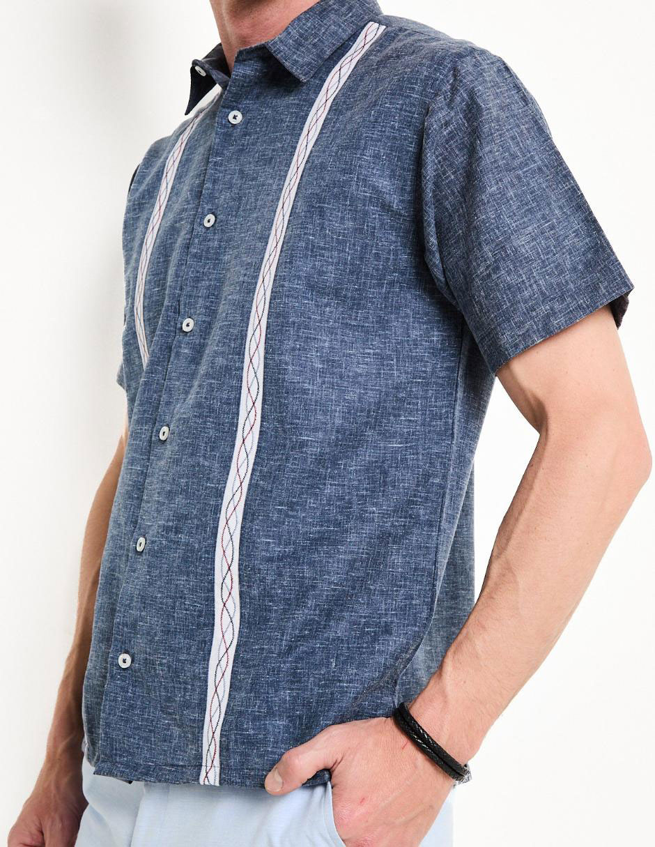 Camisa casual manga corta para hombre 4