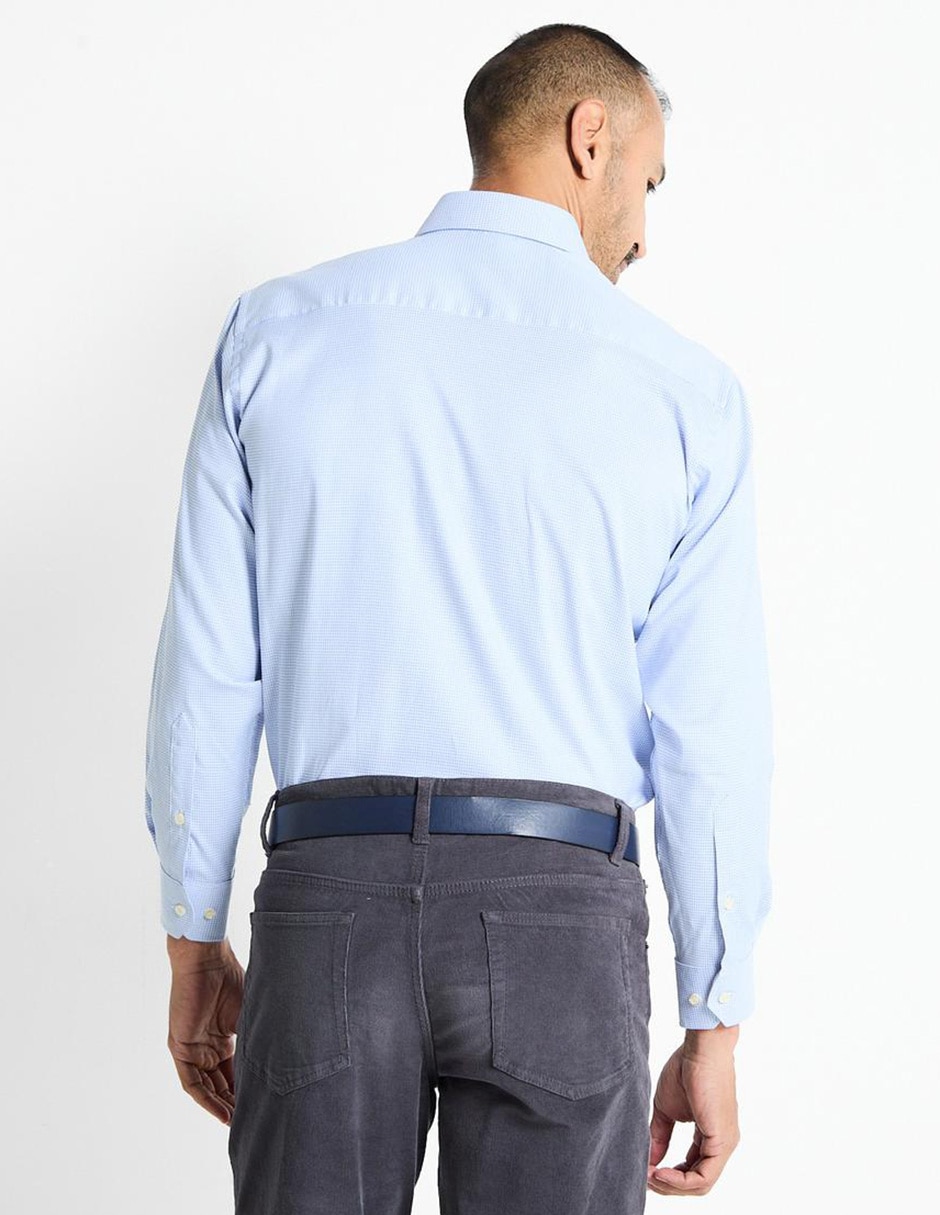 Camisa bussines casual manga larga para hombre 2