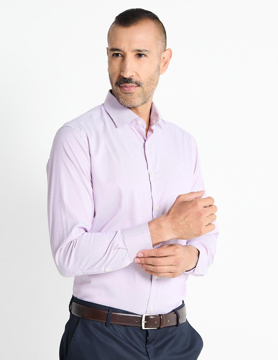 Camisa de vestir manga larga para hombre 1