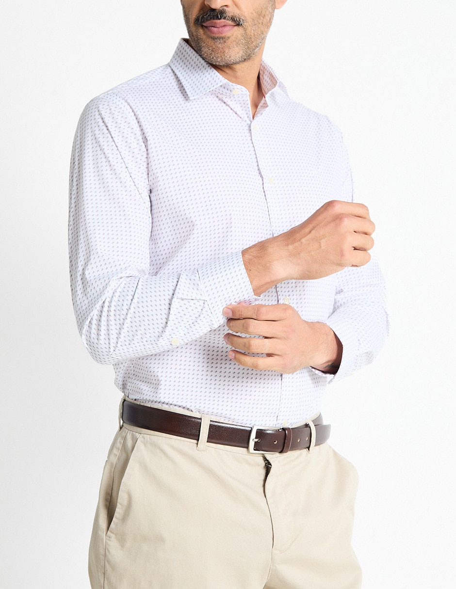 Camisa de vestir Weekend manga larga para hombre 4