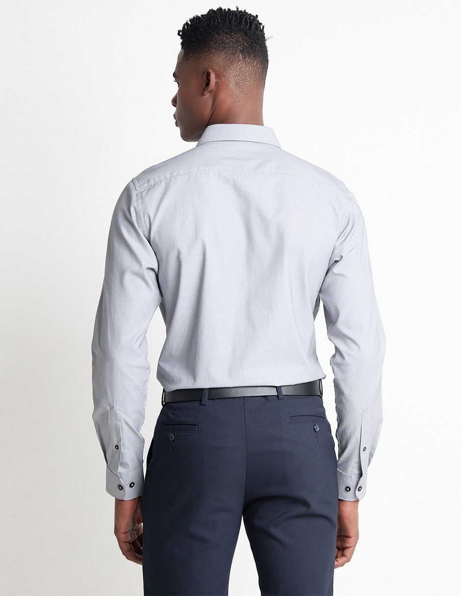 Camisa de vestir manga larga para hombre 2