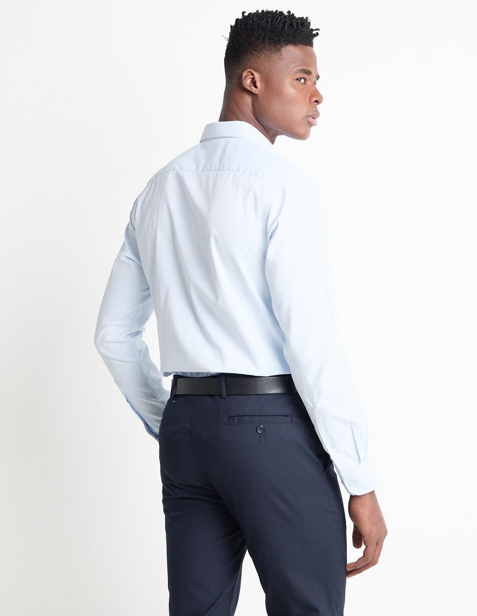 Camisa casual de algodón manga larga para hombre 2