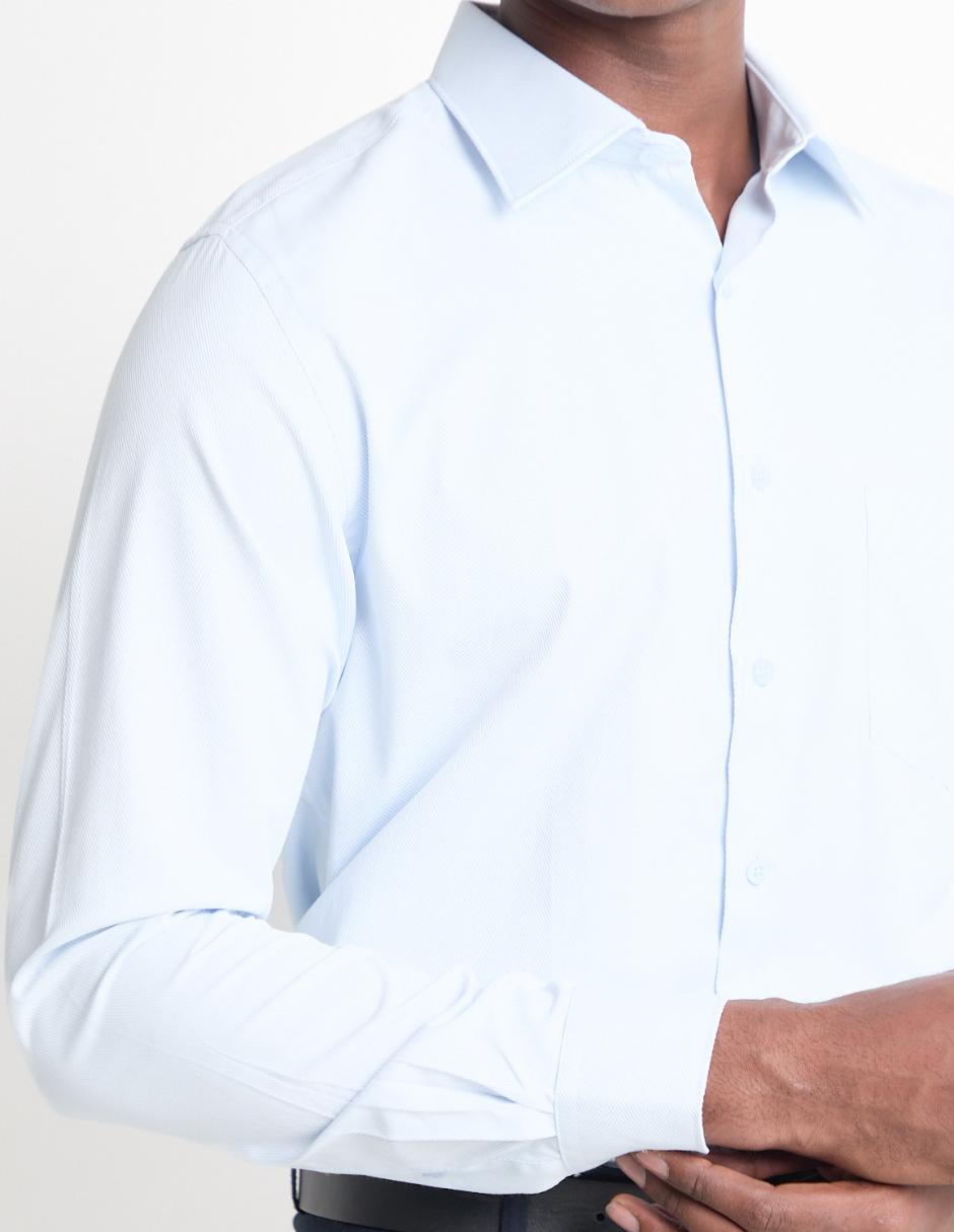Camisa casual de algodón manga larga para hombre 4