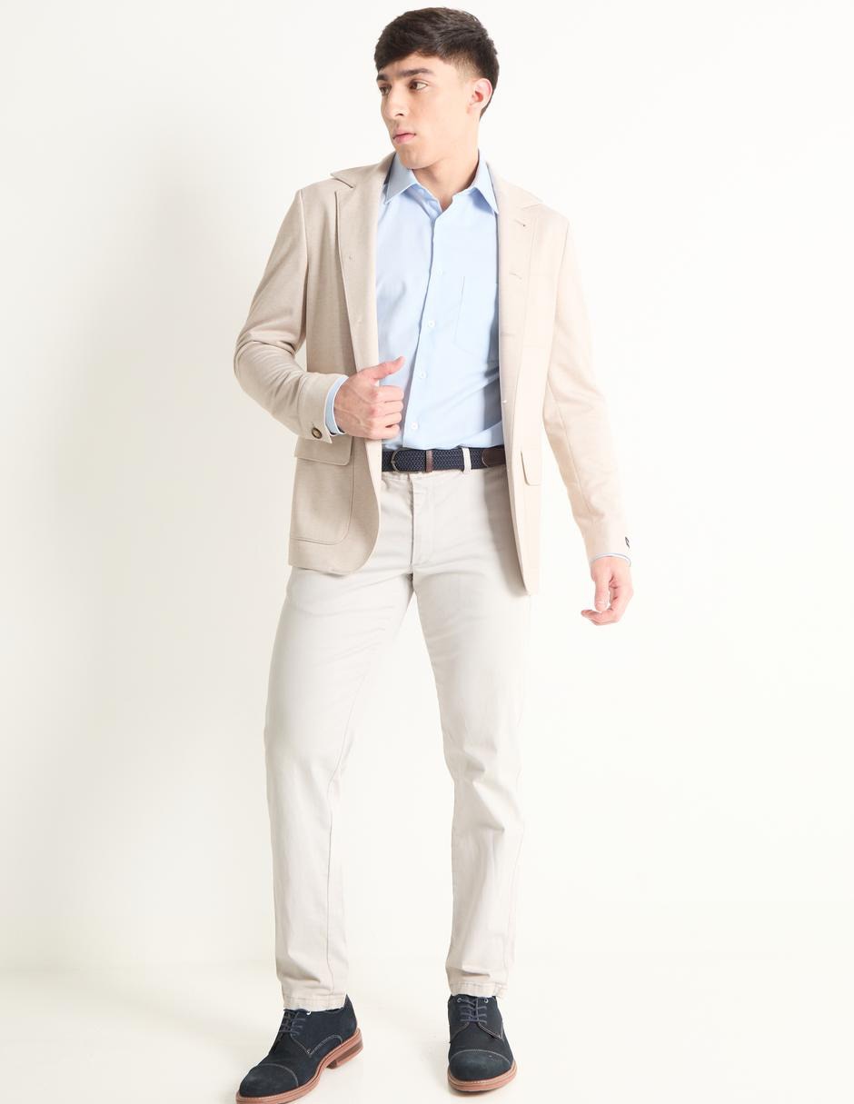 Camisa bussines casual de algodón manga larga para hombre 3