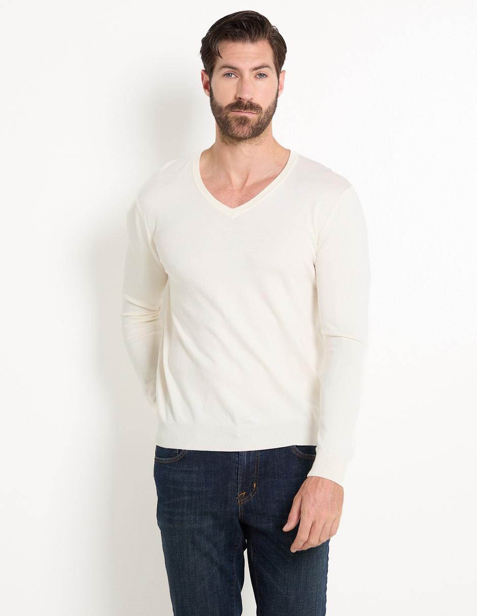Suéter cuello V para hombre Suéter cuello V para hombre
