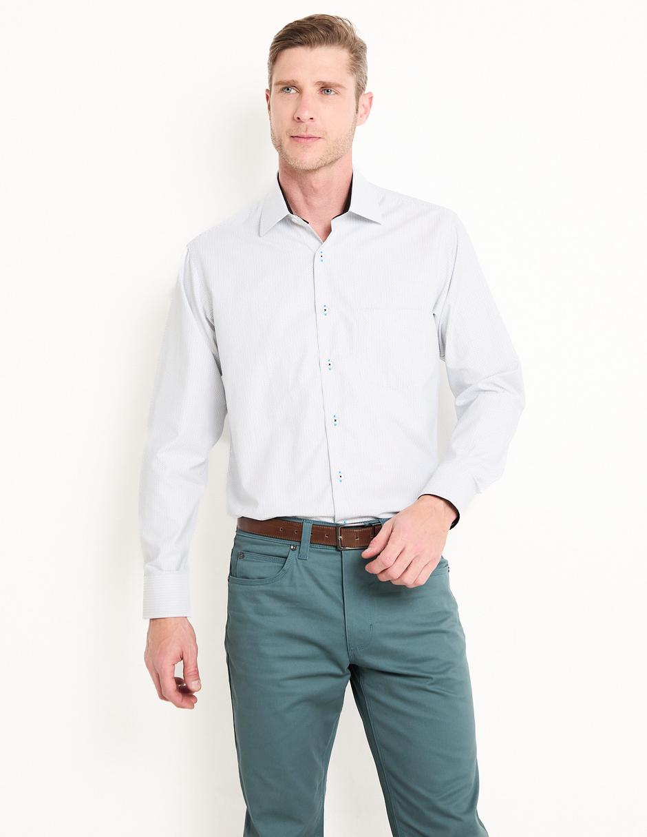 Camisa Business Casual Parllien manga larga para hombre 1