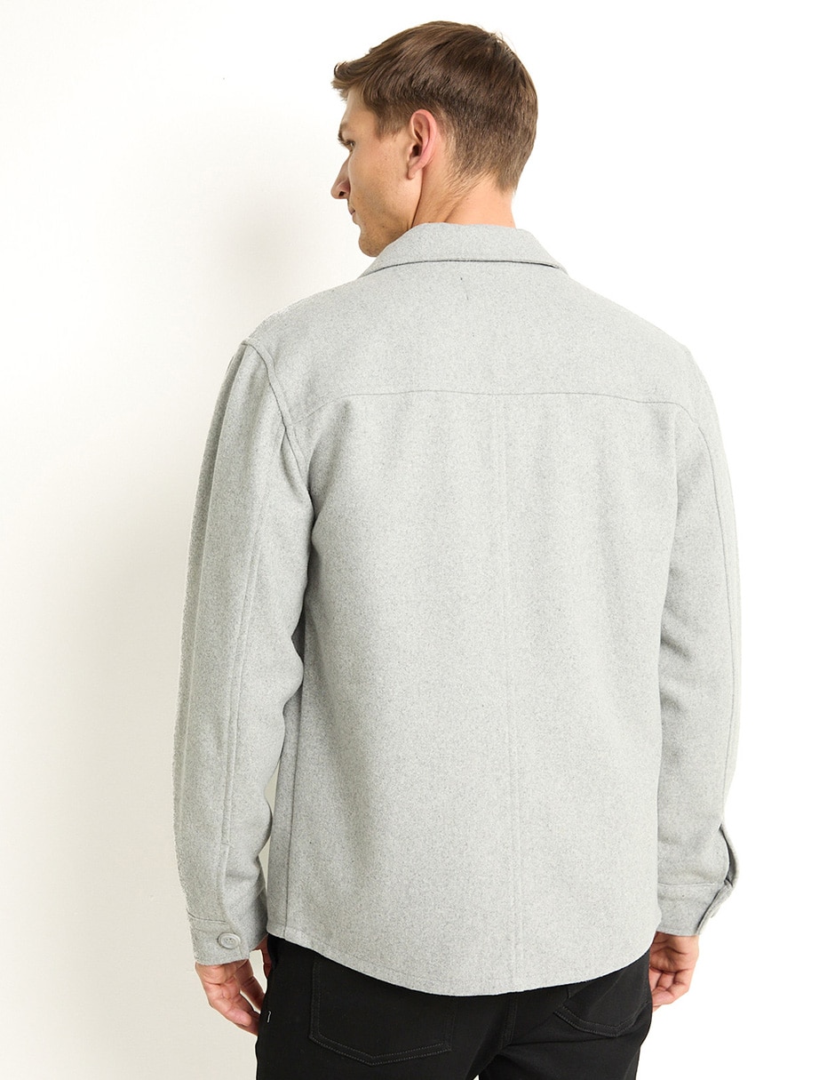 Abrigo con bolsillos para hombre 2