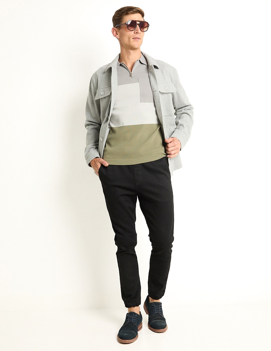 Abrigo con bolsillos para hombre 3