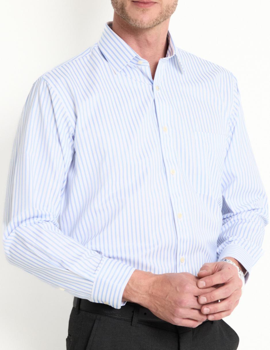 Camisa casual manga larga para hombre 4