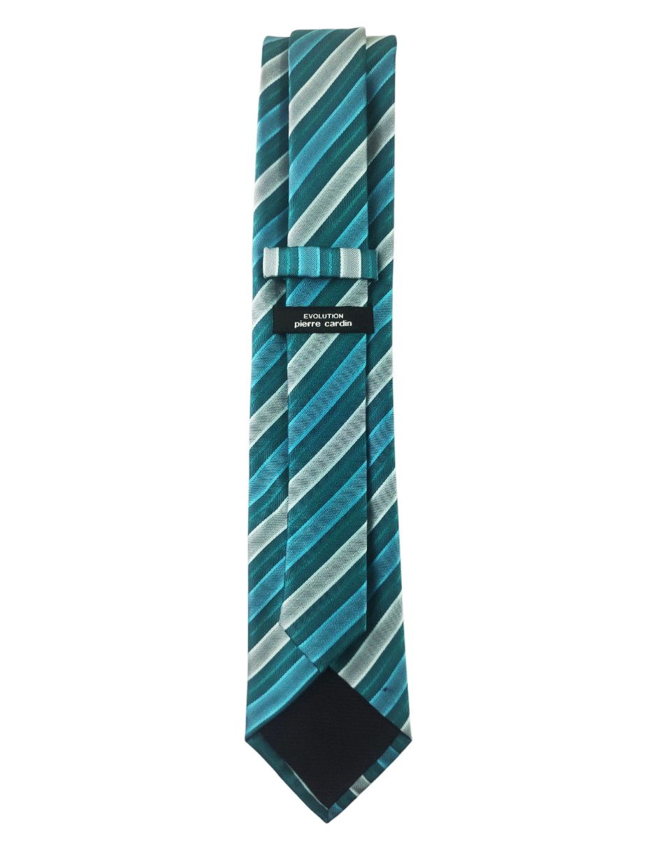Corbata regular estampado a rayas para hombre 2