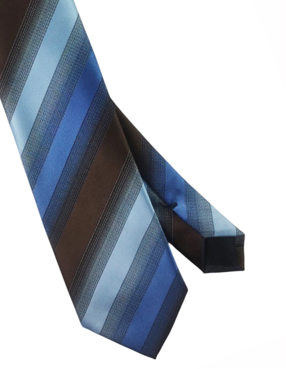 Corbata regular estampado a rayas para hombre 3