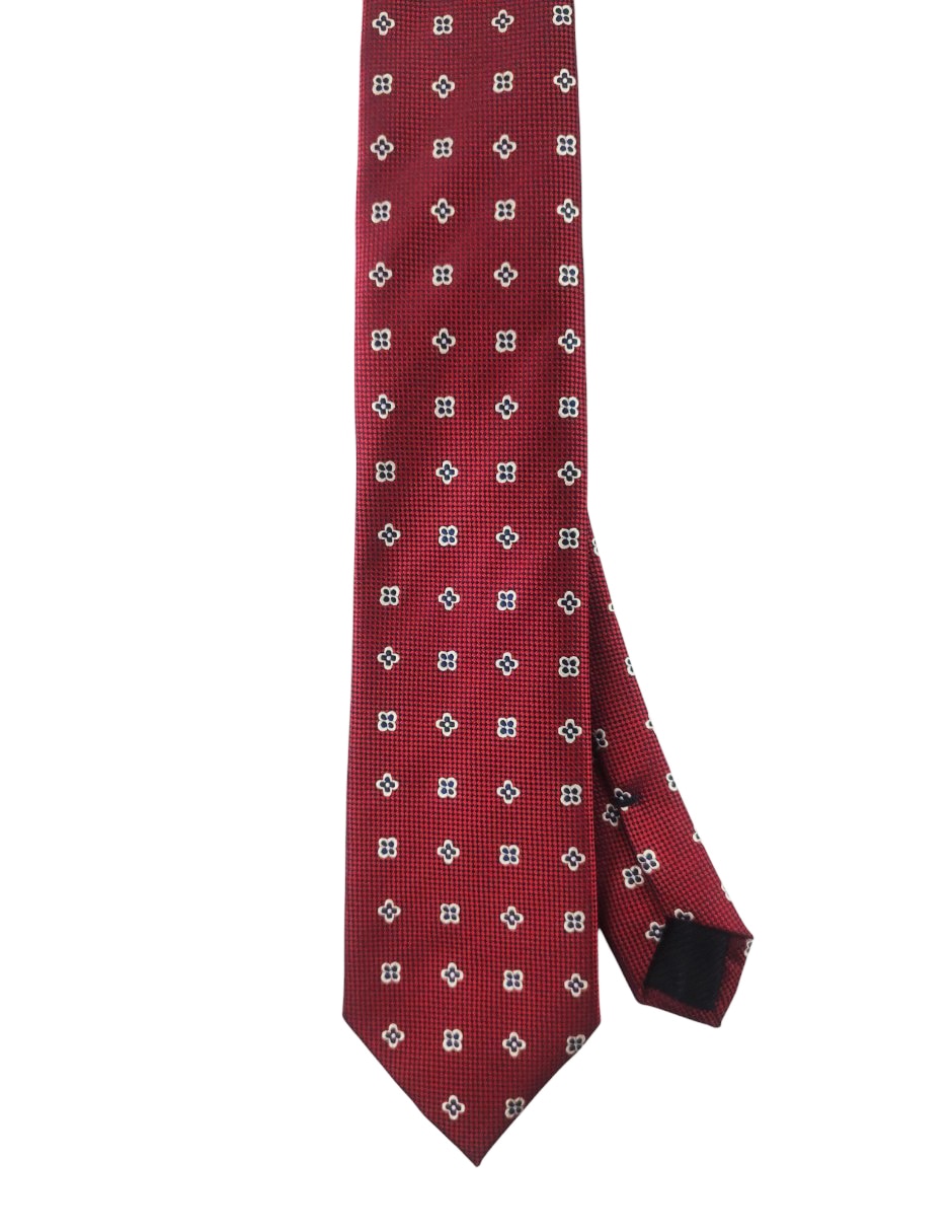 CORBATA W26047, ROJO PIERRE CARDIN