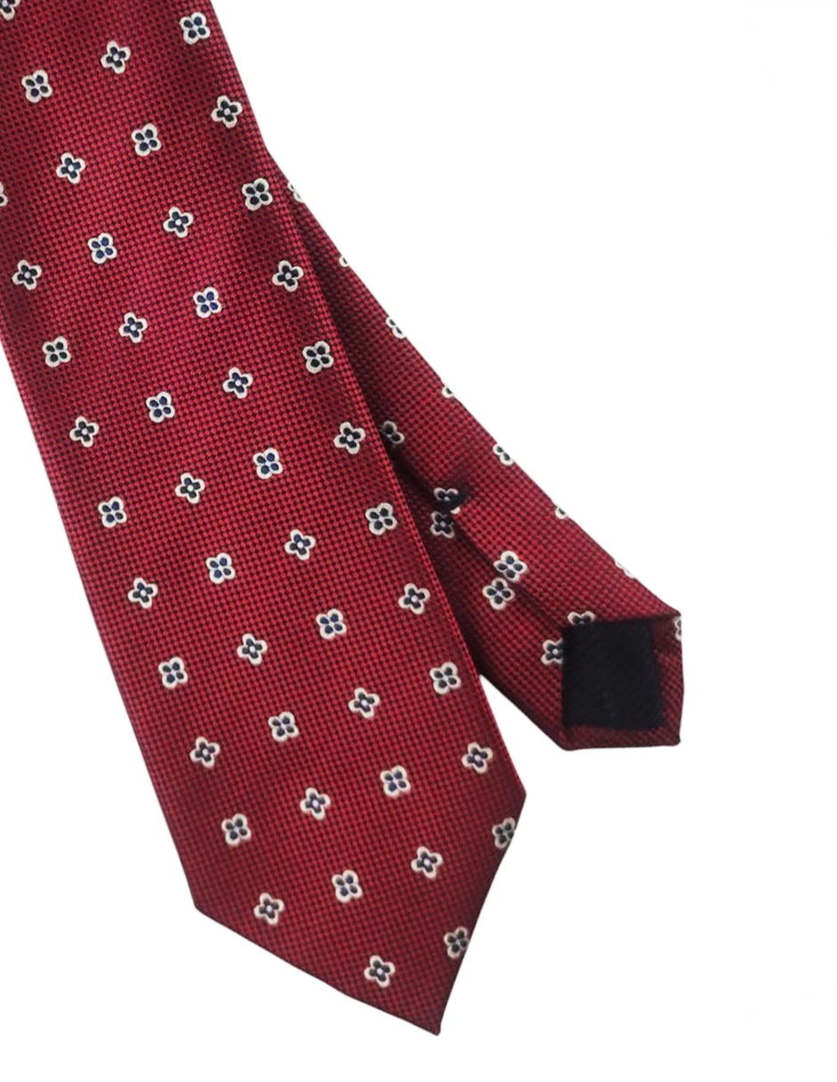 CORBATA W26047, ROJO PIERRE CARDIN