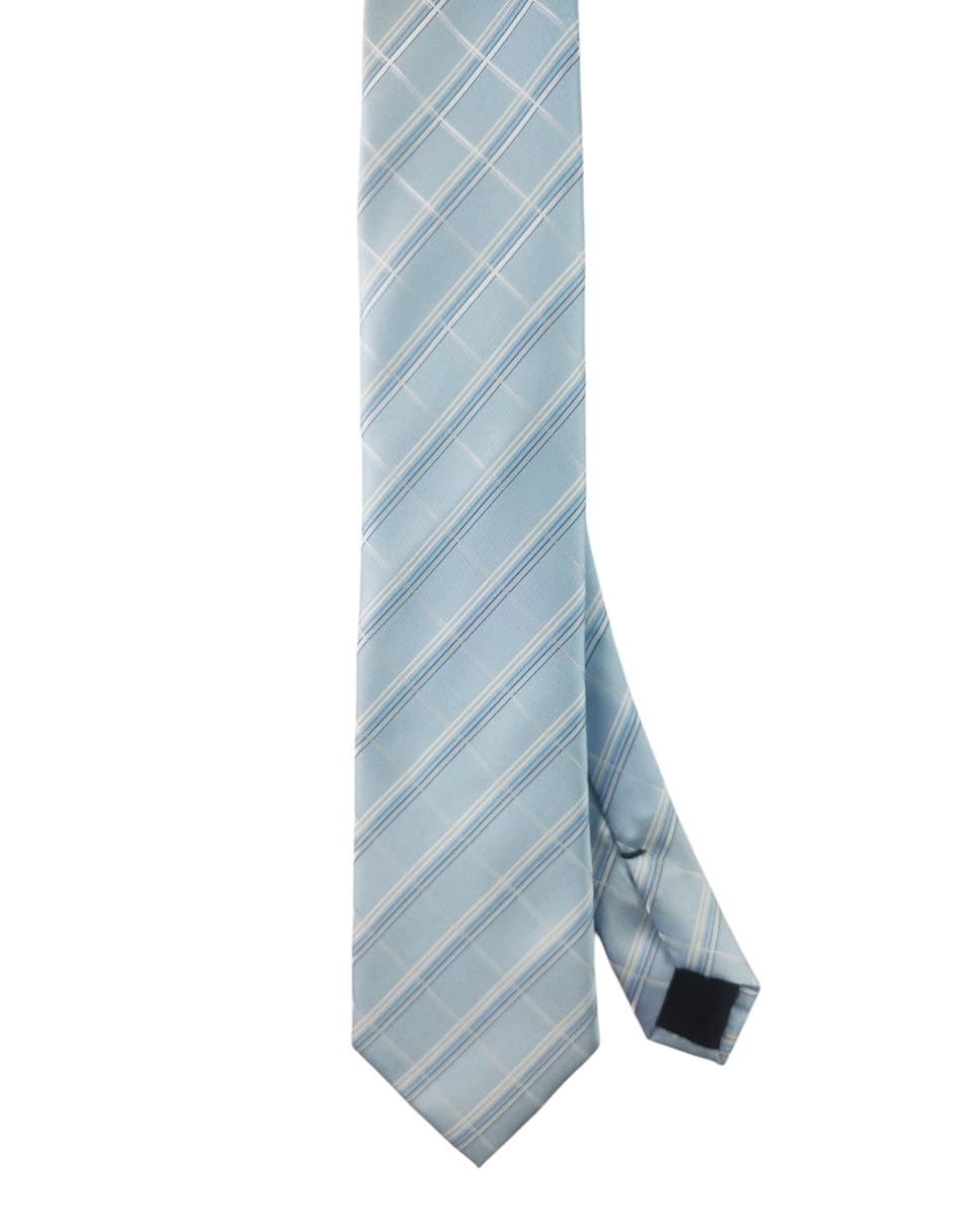 Corbata regular estampado a cuadros para hombre