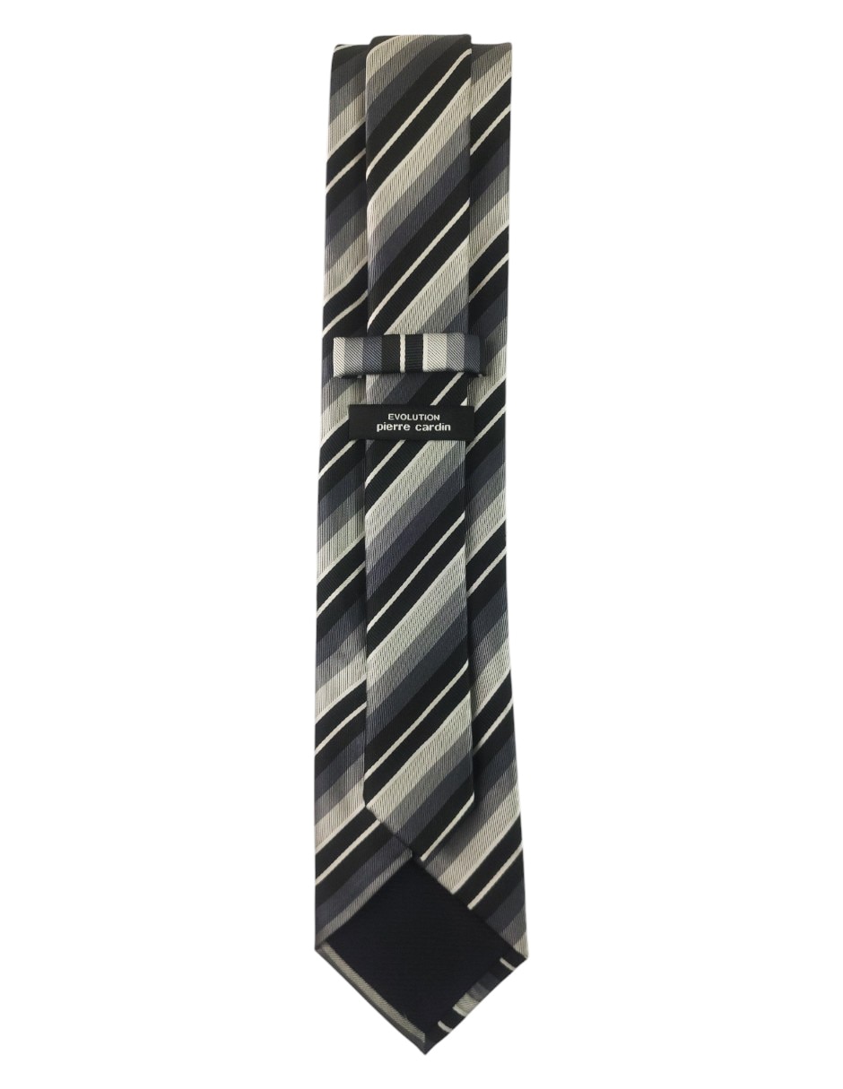 Corbata regular estampado a rayas para hombre 2