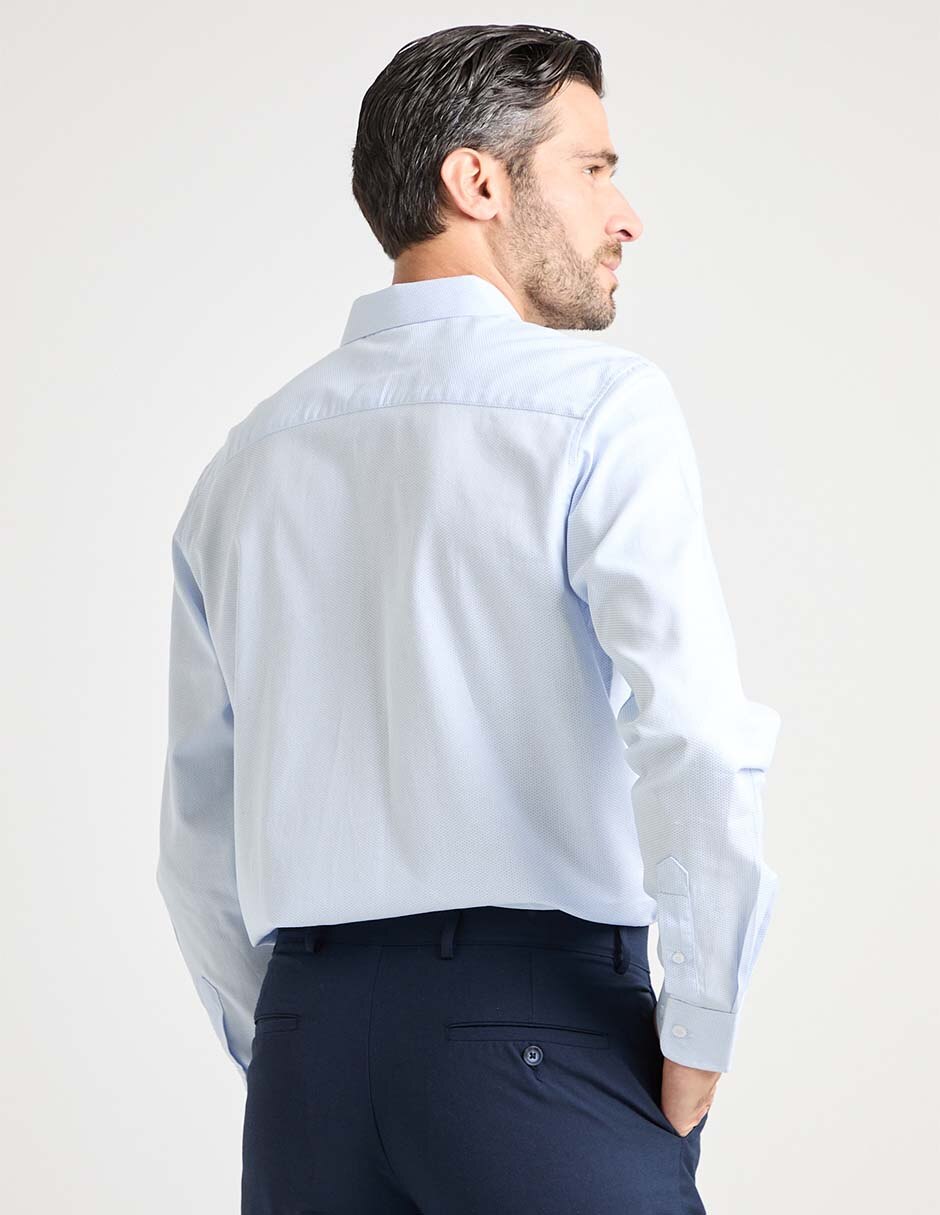 Camisa casual manga larga para hombre 2