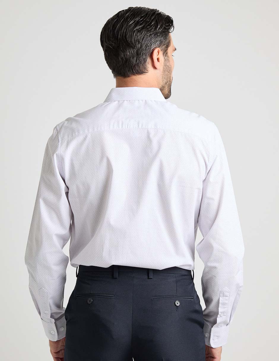 Camisa casual manga larga para hombre 2