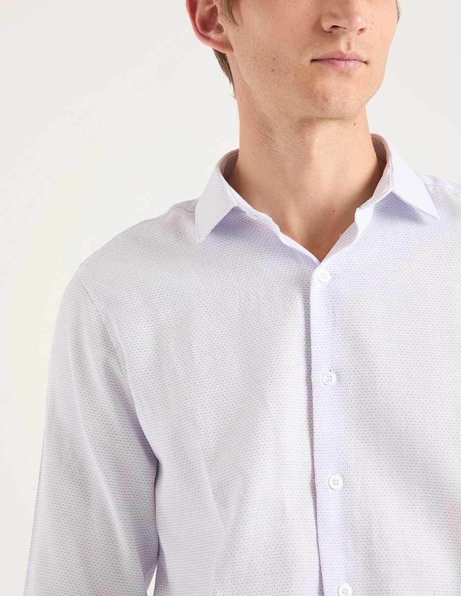 Camisa casual de algodón manga larga para hombre 4