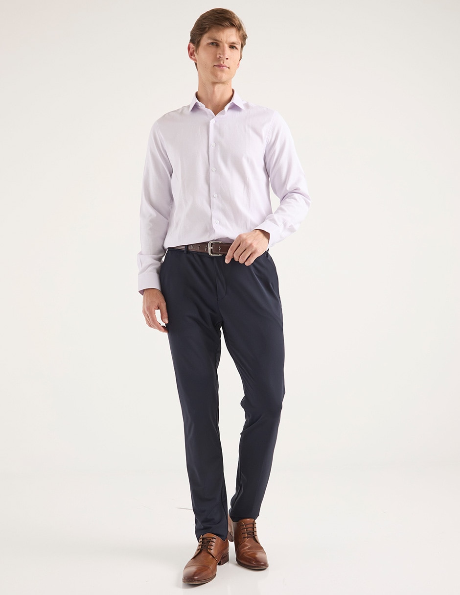 Set camisa casual de algodón manga larga para hombre 3