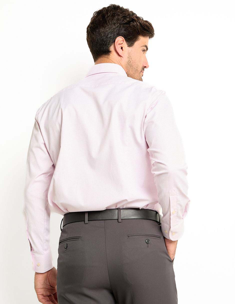 Camisa de vestir de algodón manga larga para hombre 2
