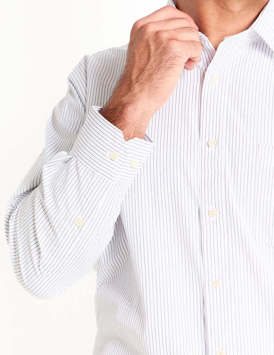 Camisa de vestir manga larga para hombre 4