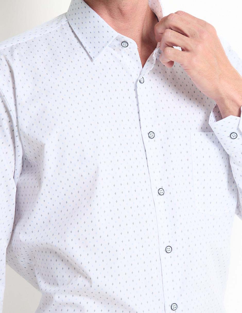 Camisa de vestir manga larga para hombre 4