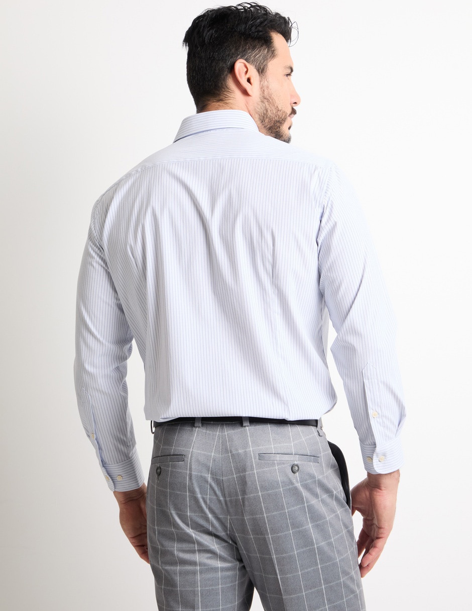 Camisa casual manga larga para hombre 2