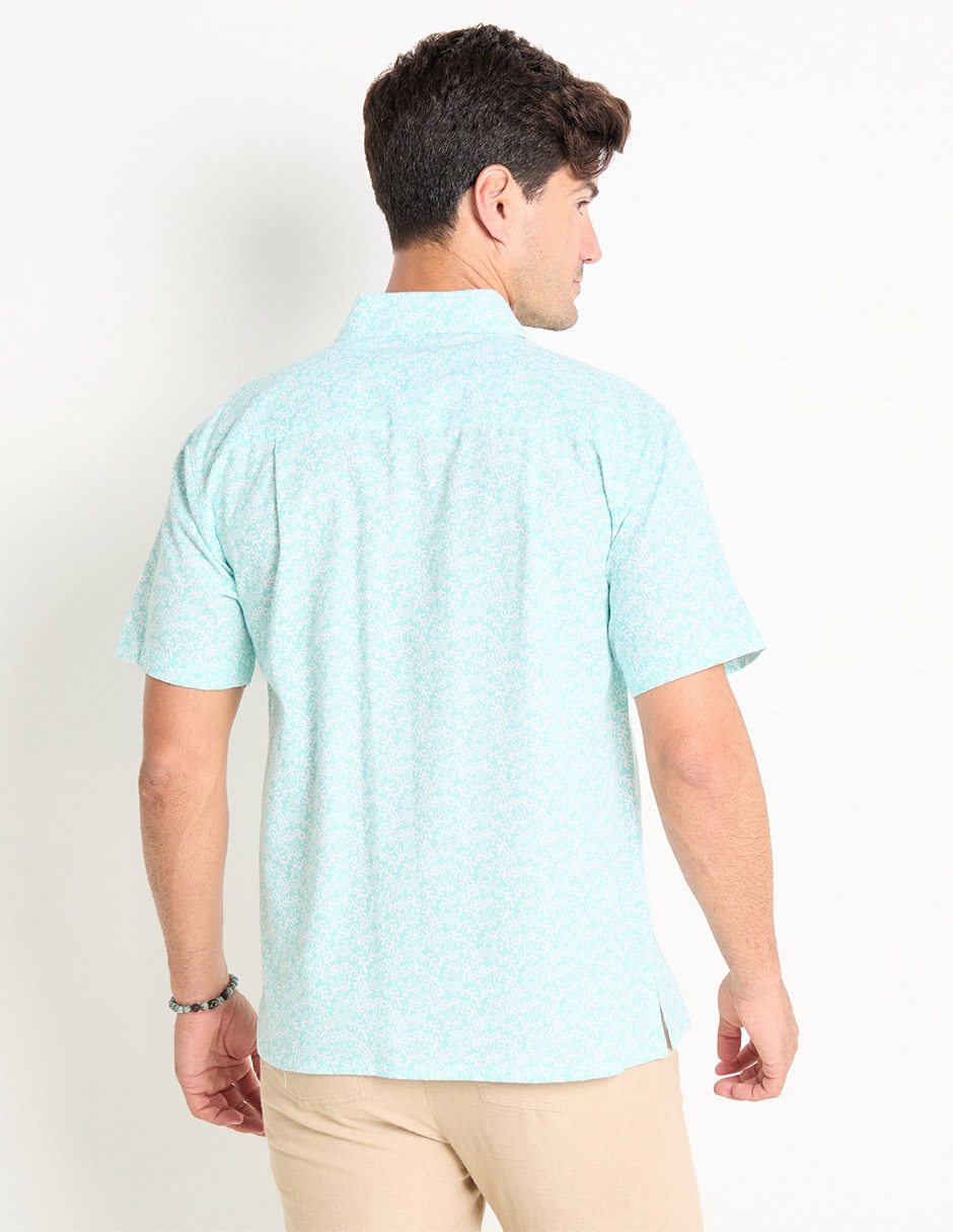 Camisa formal manga corta para hombre 2