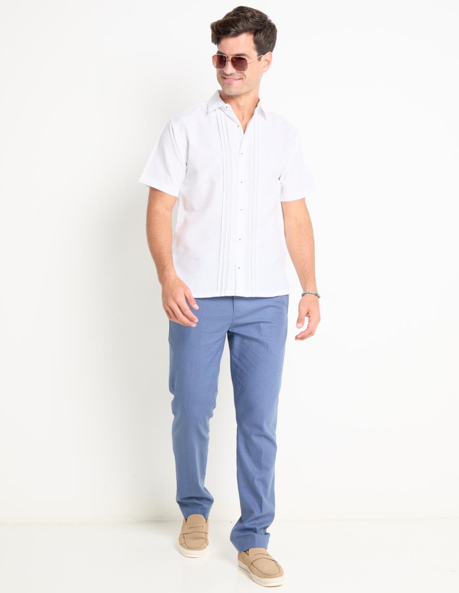 Guayabera manga corta para hombre 3