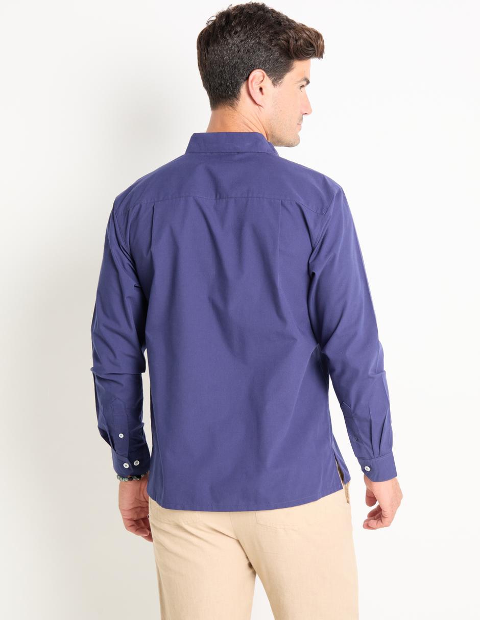 Guayabera manga larga para hombre 2