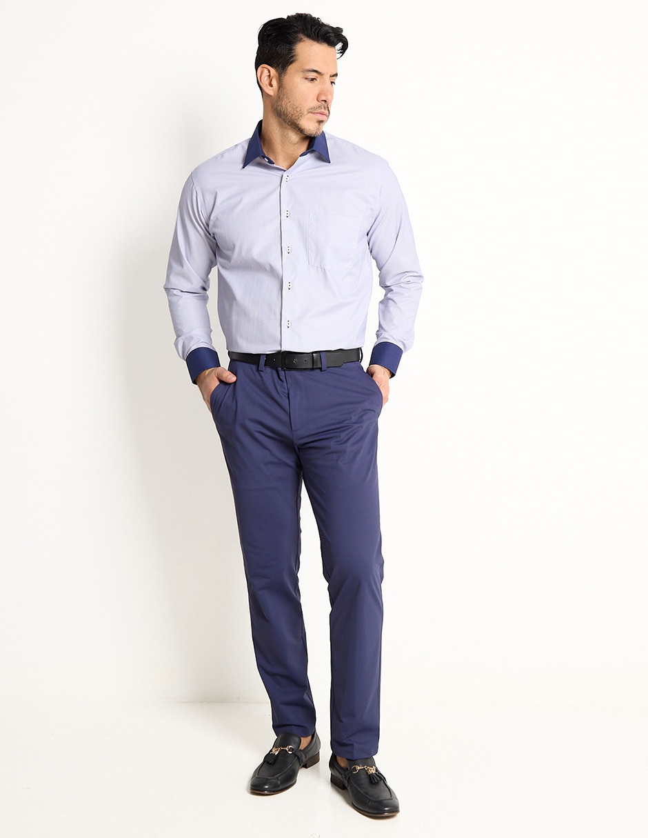 Camisa de vestir manga larga para hombre 3