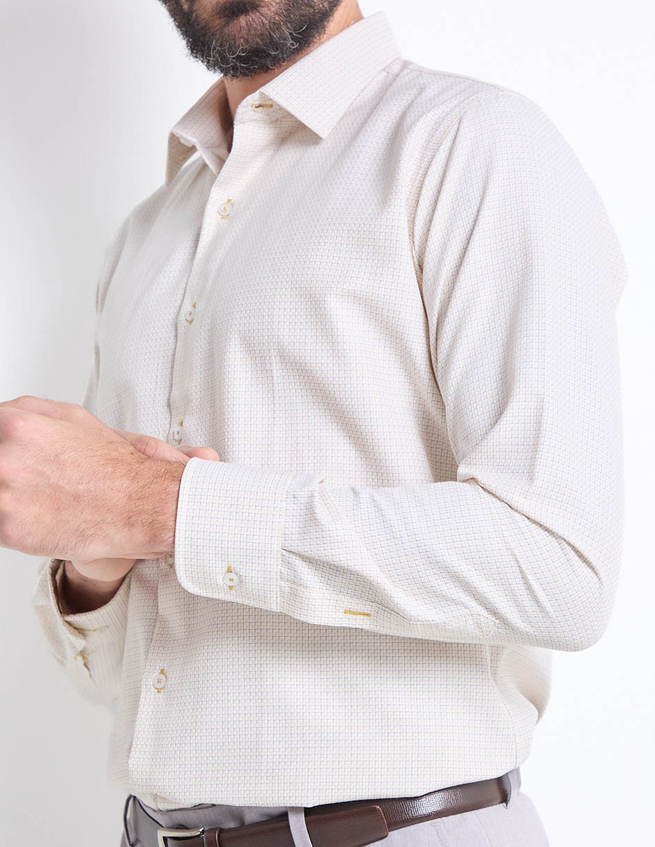 Camisa de vestir manga larga para hombre 4