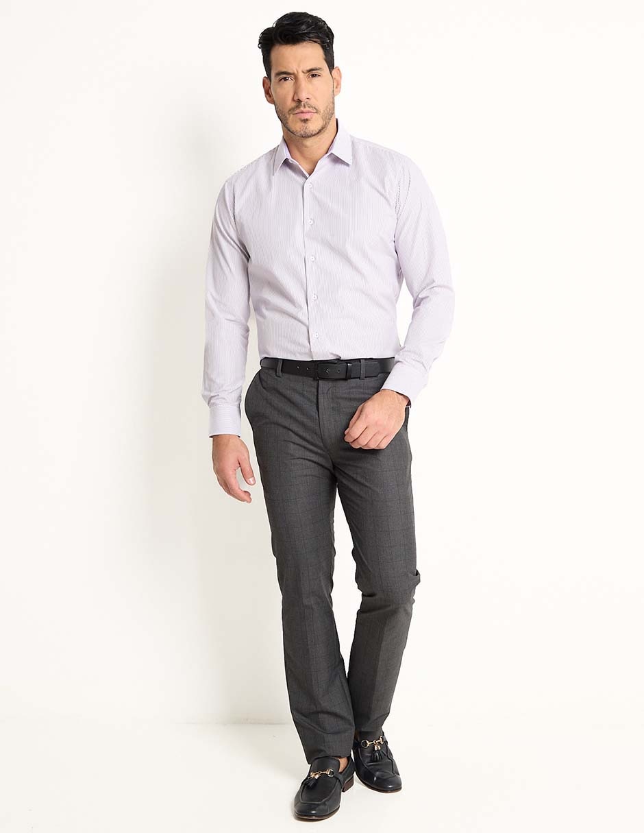 Camisa de vestir manga larga para hombre 3
