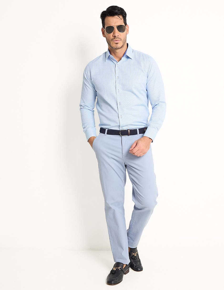 Camisa de vestir manga larga para hombre 3
