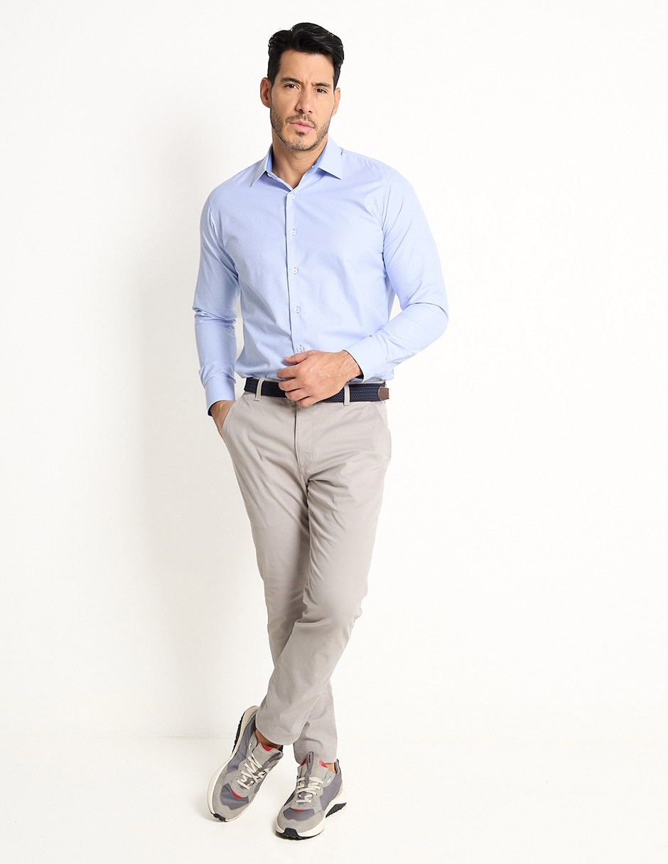 Camisa de vestir manga larga para hombre 3