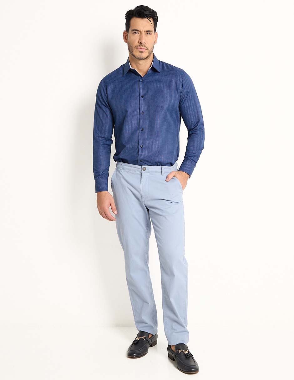 Camisa de vestir manga larga para hombre 3