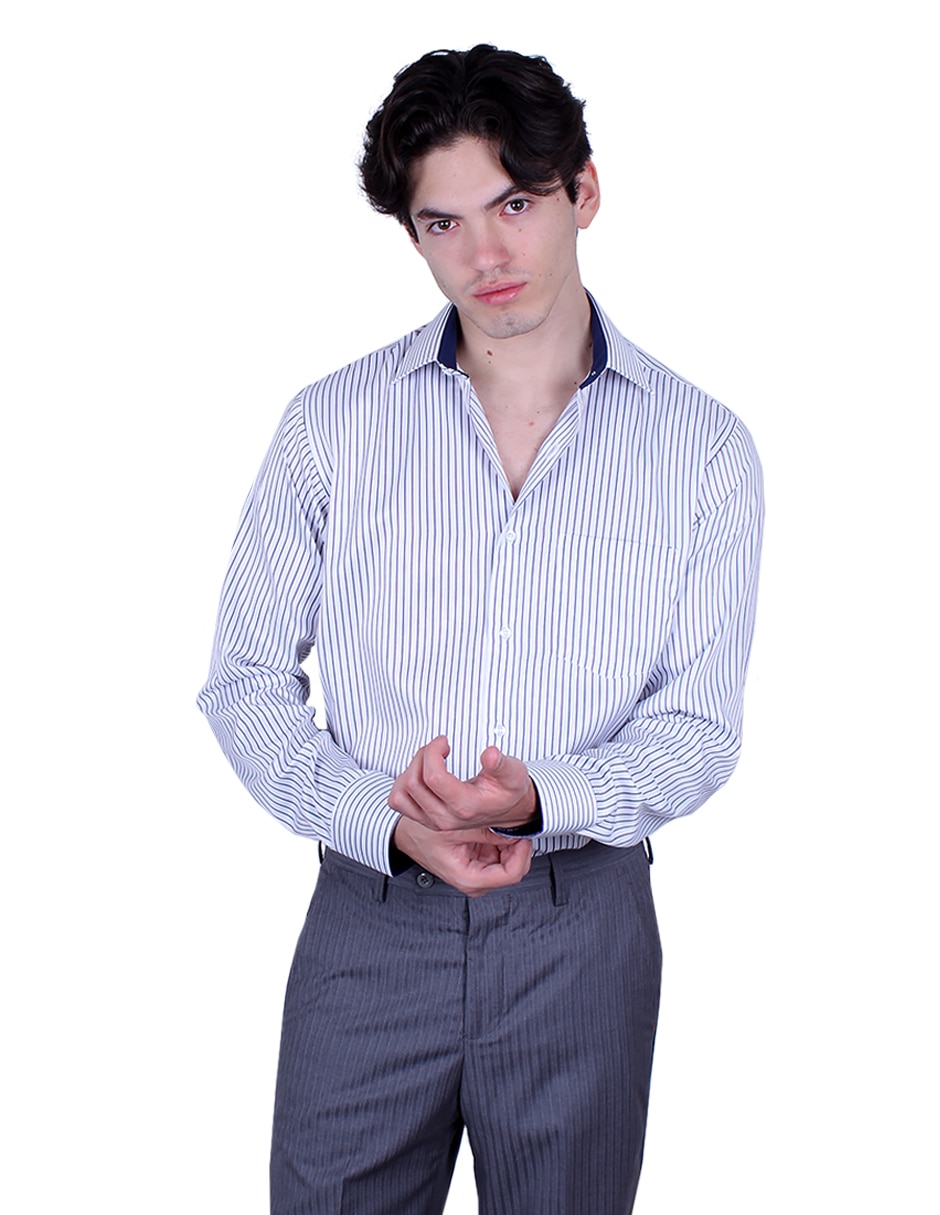 Camisa de vestir manga larga para hombre Camisa de vestir manga larga para hombre