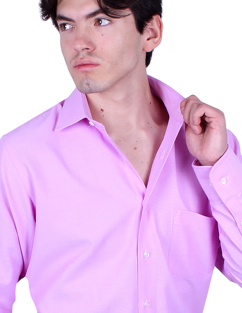 Camisa de vestir manga larga para hombre 4