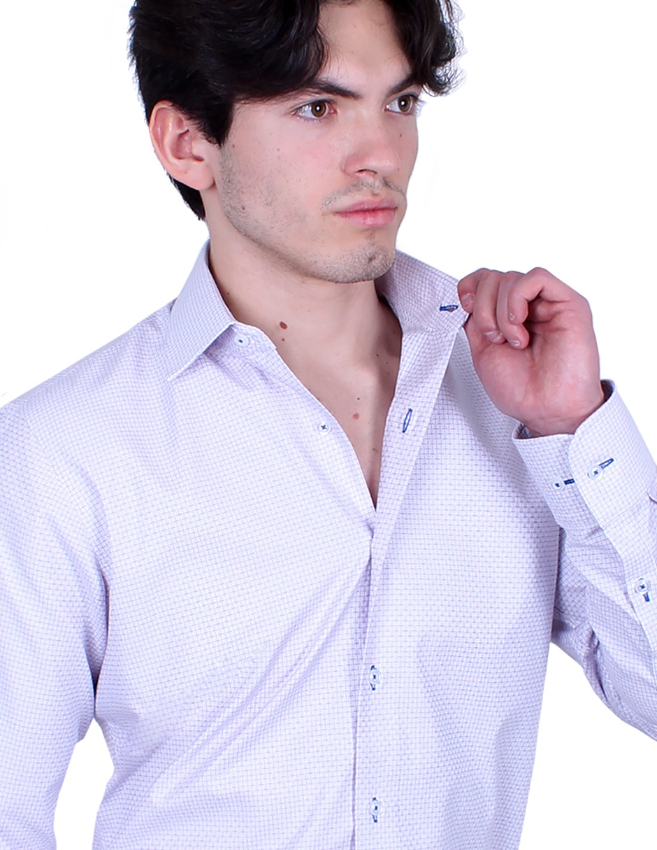 Camisa de vestir manga larga para hombre 4