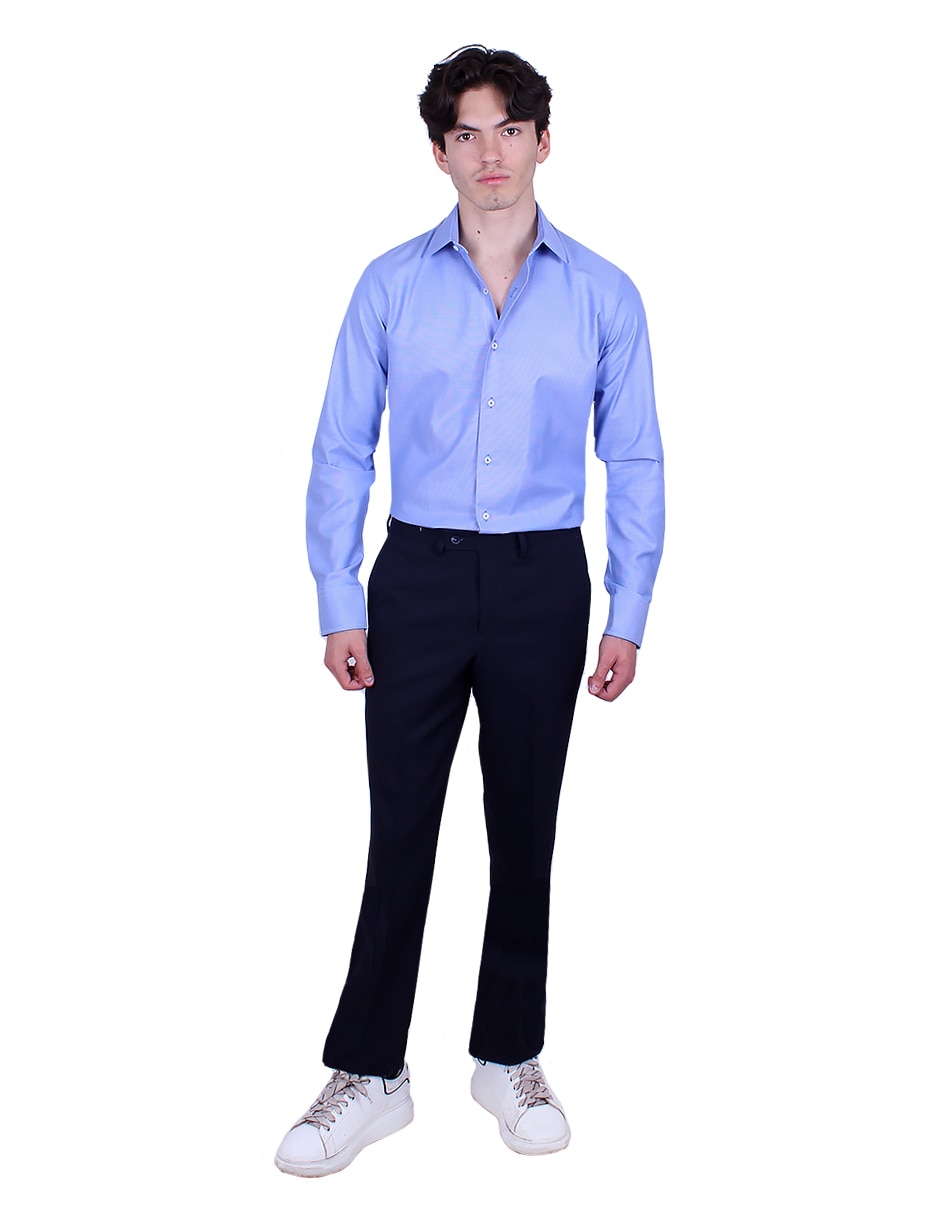 Camisa de vestir manga larga para hombre 2