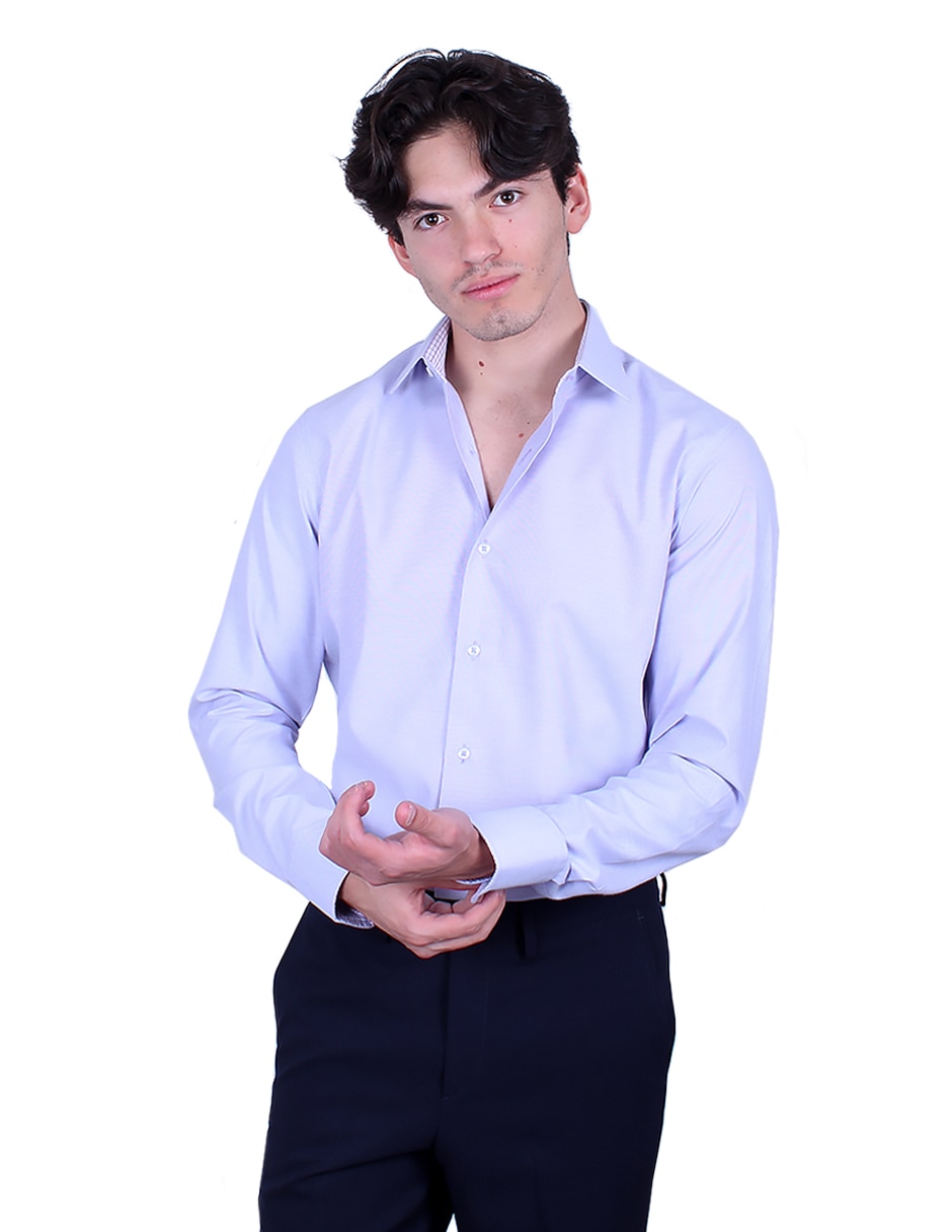 Camisa de vertir manga larga para hombre Camisa de vertir manga larga para hombre