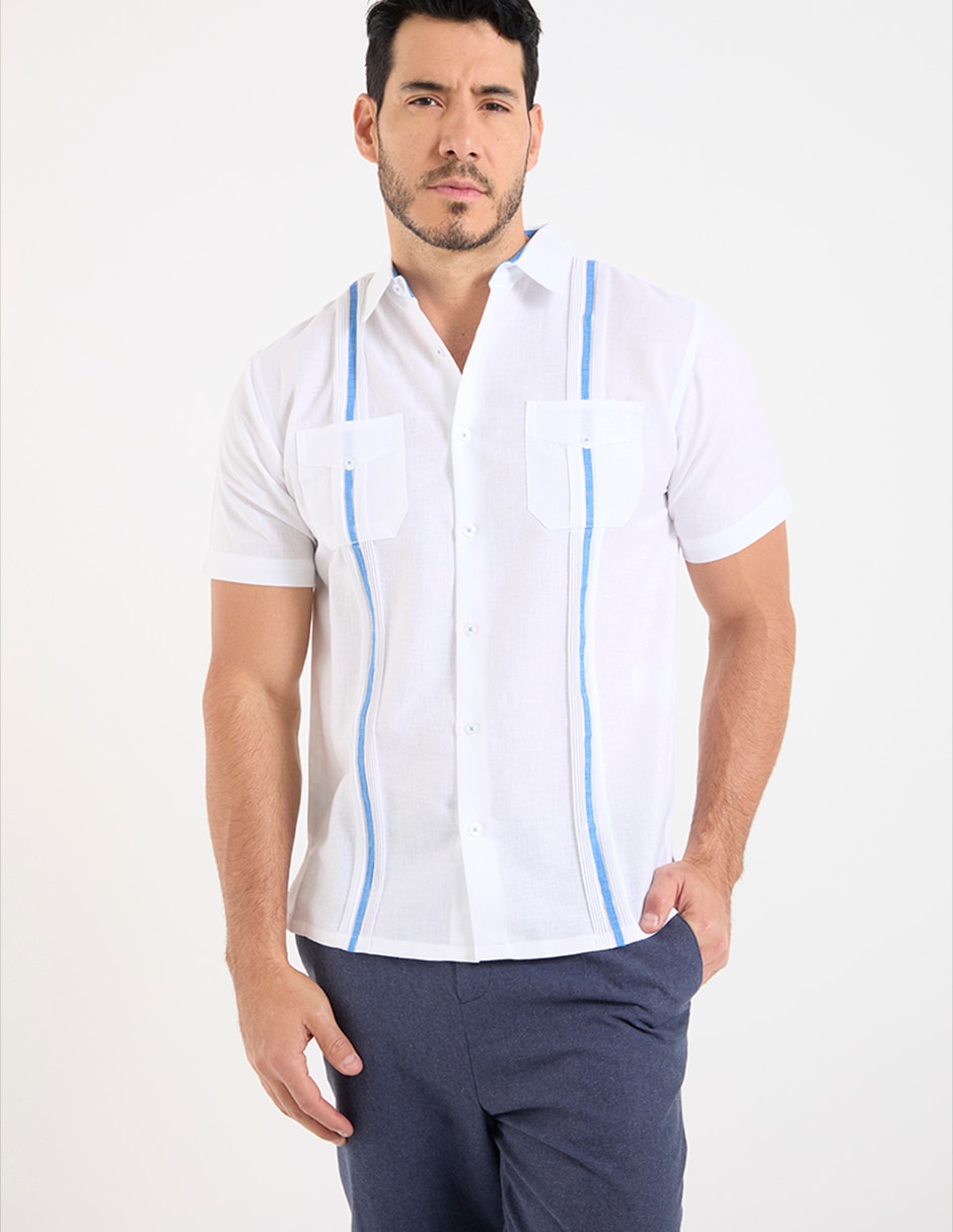 Camisa casual de algodón manga corta para hombre Camisa casual de algodón manga corta para hombre