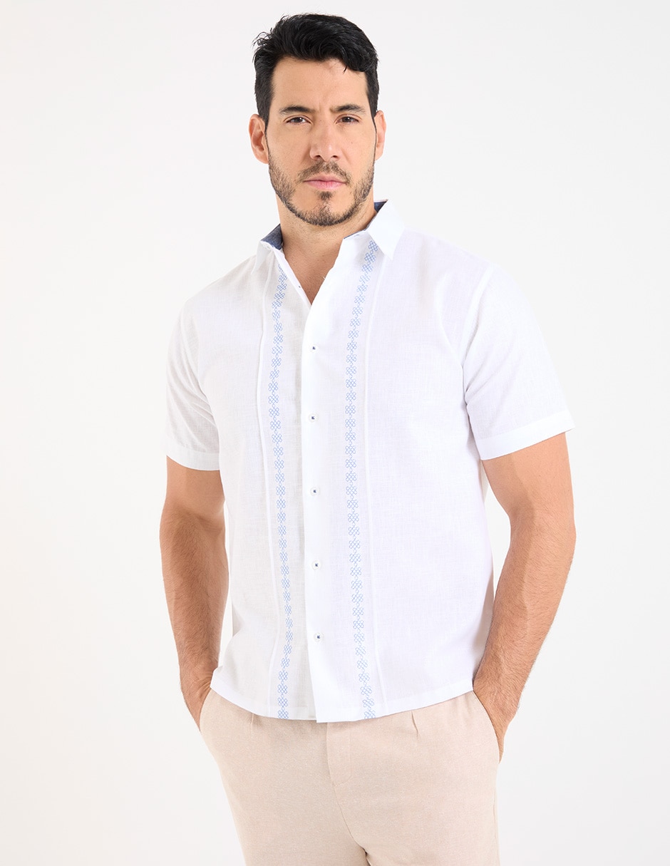 Guayabera manga corta para hombre Guayabera manga corta para hombre