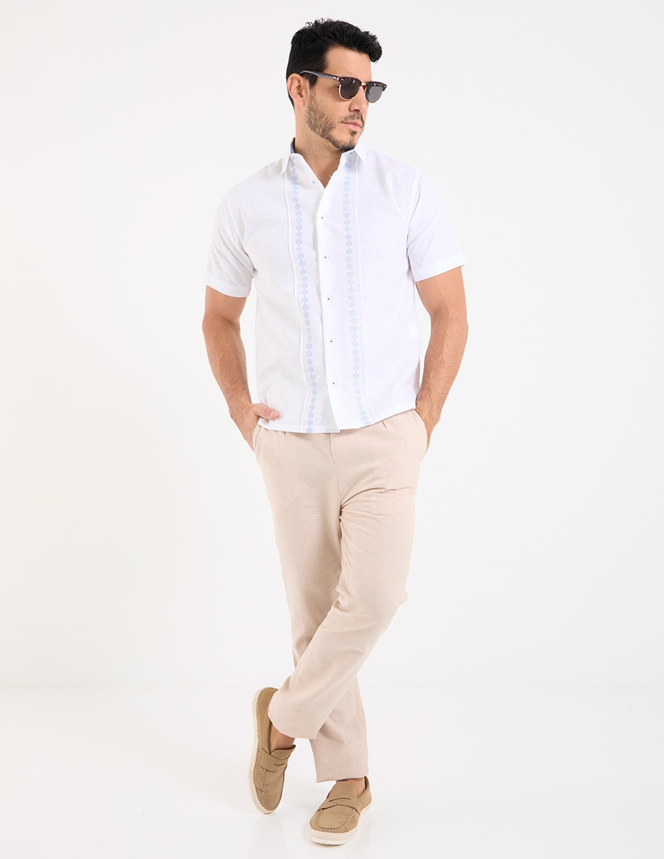 Guayabera manga corta para hombre 3