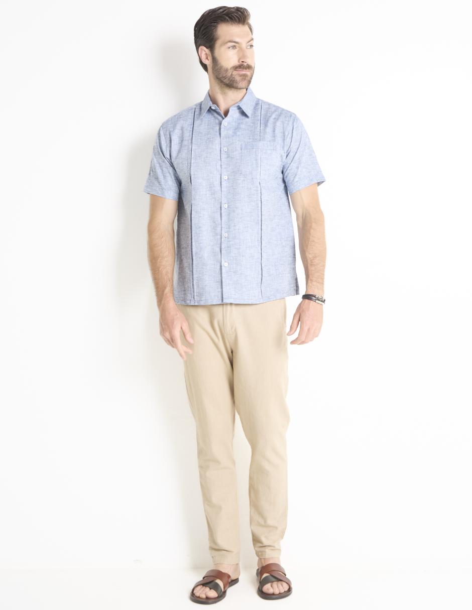 Guayabera manga corta para hombre 3