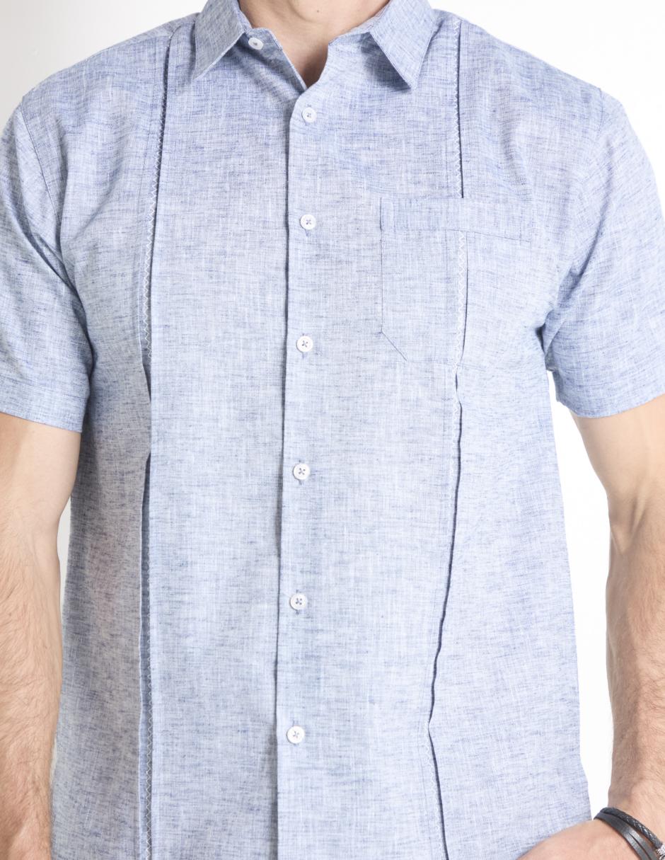 Guayabera manga corta para hombre 4